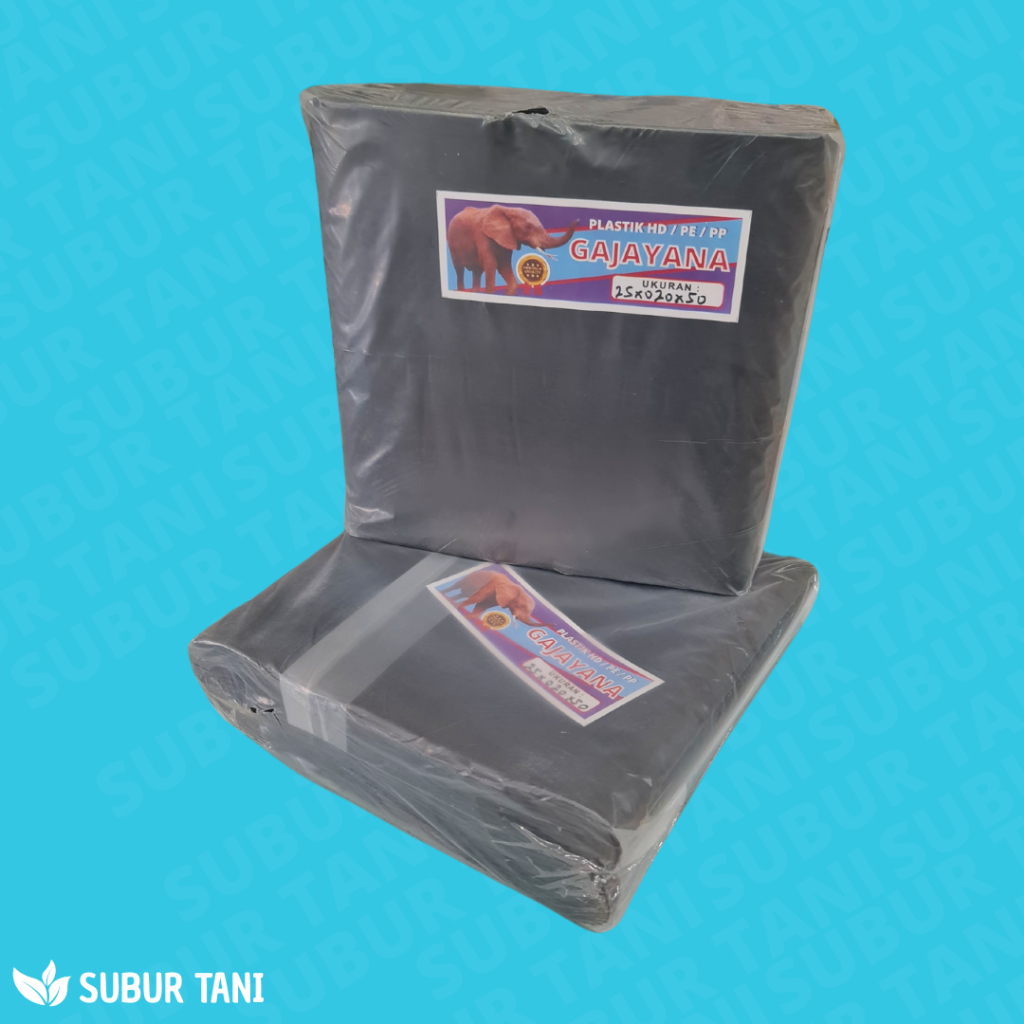SELANG PLASTIK GAJAYANA 025mmX20cmX50m HITAM/SELANG PLASTIK IRIGASI/SELANG SAWAH SUBUR TANI