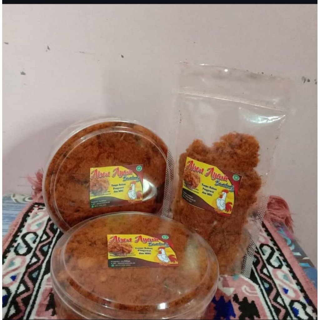 

abon toples ukuran 100 gr