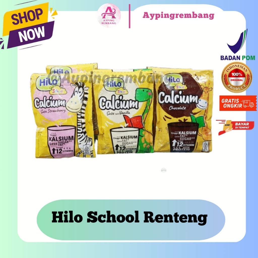

Hilo School Renceng Isi 10 Sachet