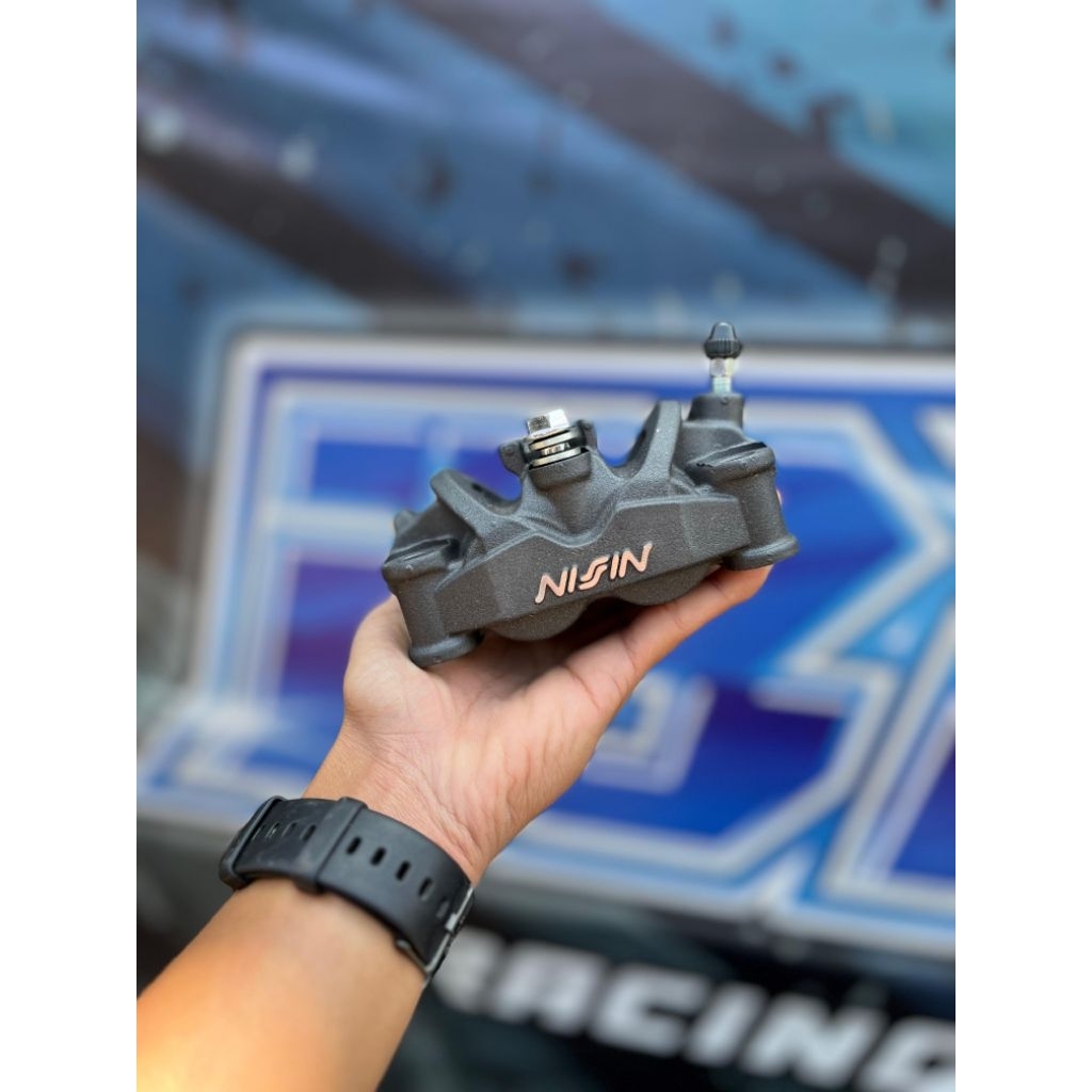 KALIPER NISSIN TWIN AFRICA 4 PISTON IMPORT PITCH 100MM,KALIPER NISSIN AFRIKA TWIN 4P PITCH 100 IMPOR