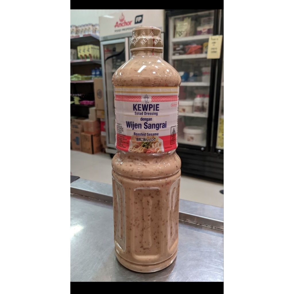 

kewpie salad dressing dengan wijen sangrai 1botol 1lt