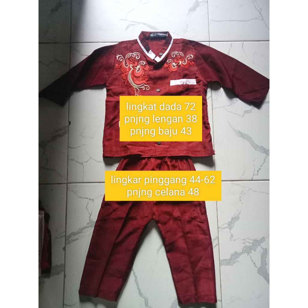 setelan koko anak preloved