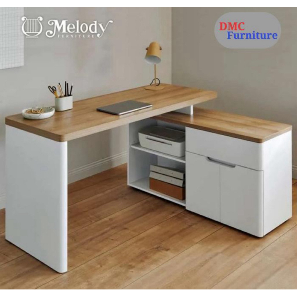 Meja Kantor meja kerja meja leter L meja minimalis meja direkture meja laptop meja serbaguna perleng