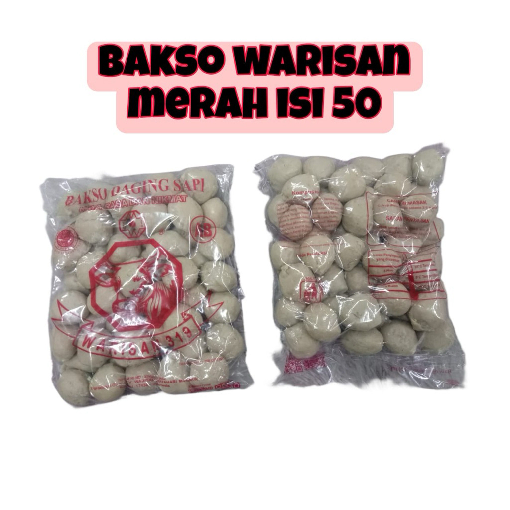 

Bakso warisan merah isi 50
