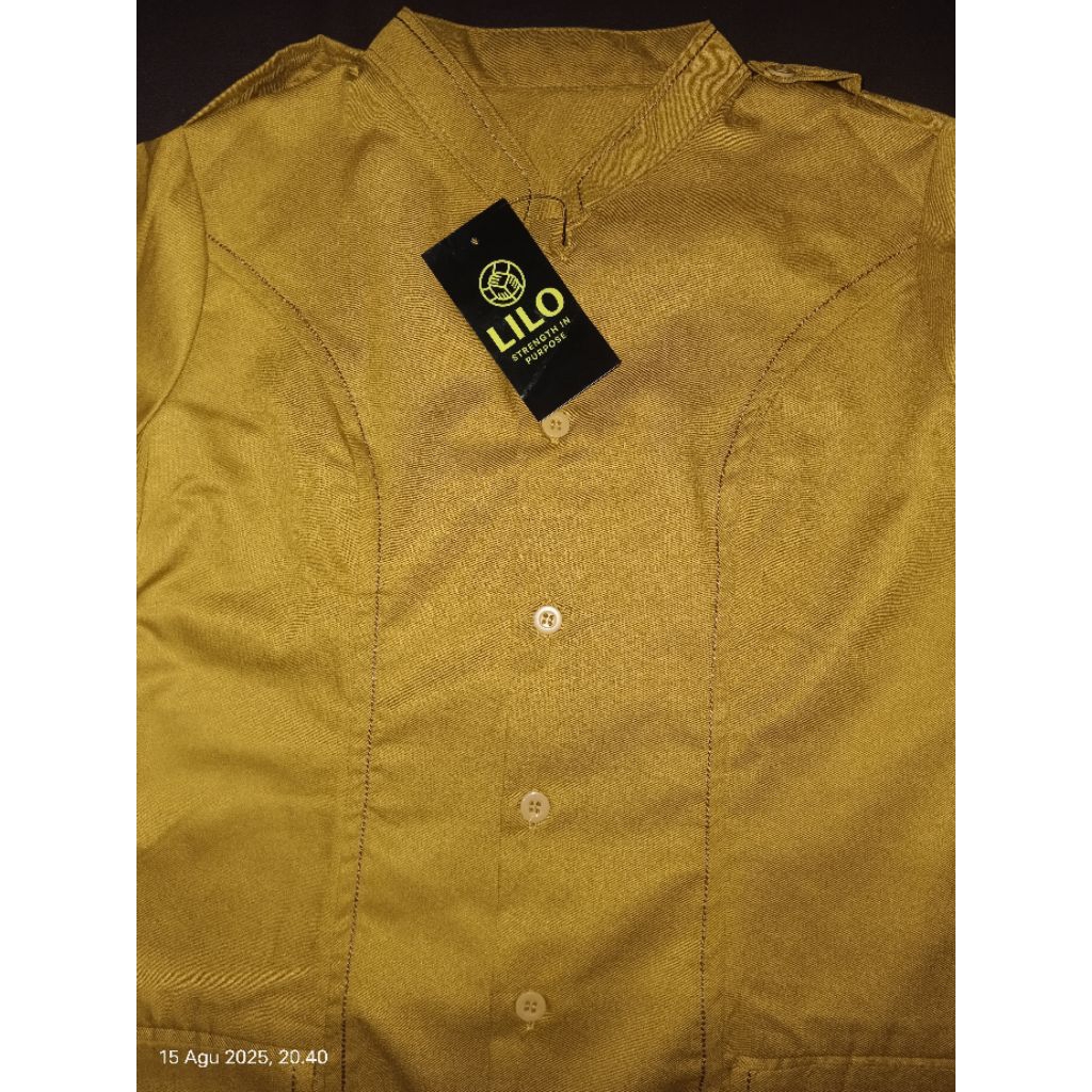 seragam ASN khaki muda