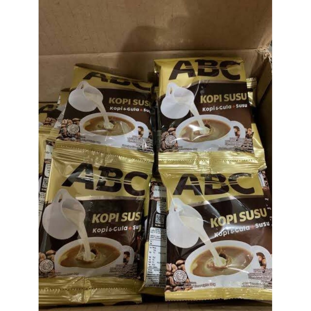 

KOPI SUSU ABC SACHET isi (10)