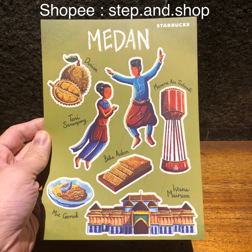 

Starbucks Sticker Indonesia City Edition - Medan - Limited Edition