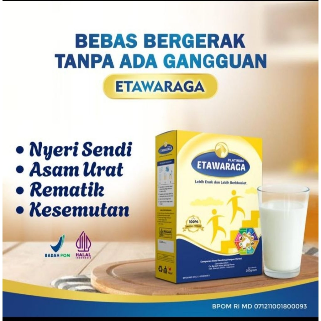 

ETAWARAGA SUSU KAMBING PLATINUM 200GR