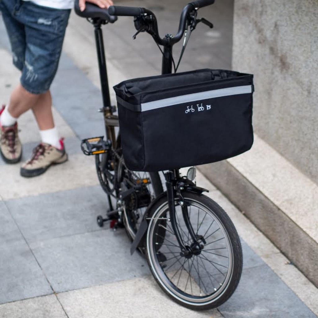 Tas depan keranjang kapasitas 20 L bromptonN tinggal pasang