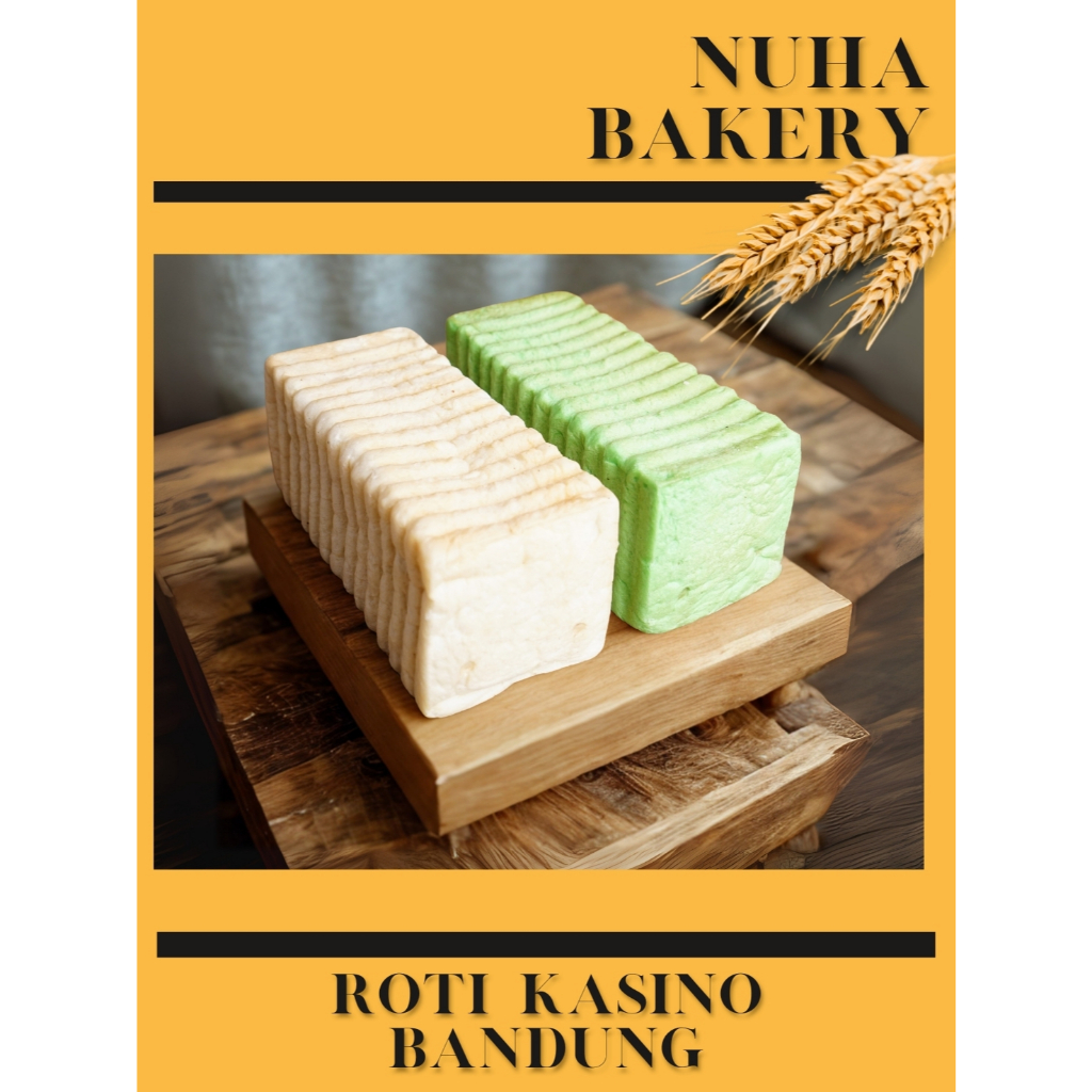 

Roti bandung Kasino Putih Original Ukuran 20x8x8