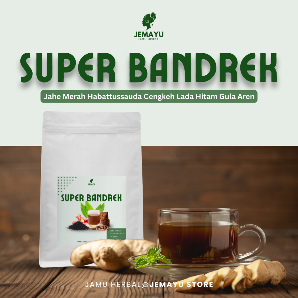 

Super Bandrek Habbatussauda Gula Aren Bubuk Wedang Jahe Merah 250 Gram