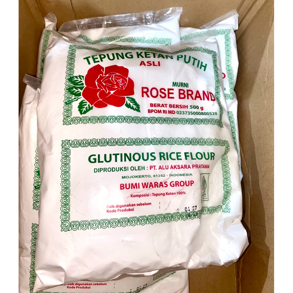 

Tepung Ketan Putih Rosebrand 500g