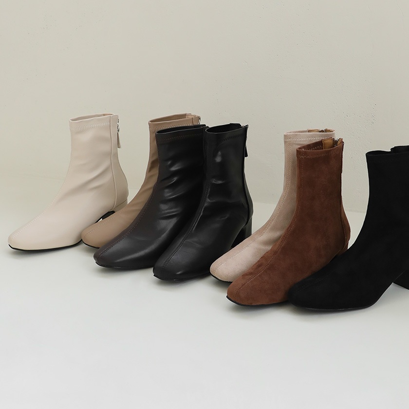 SAPPUN Cloazen Socks Ankle Boots (5cm) | SAPPUN