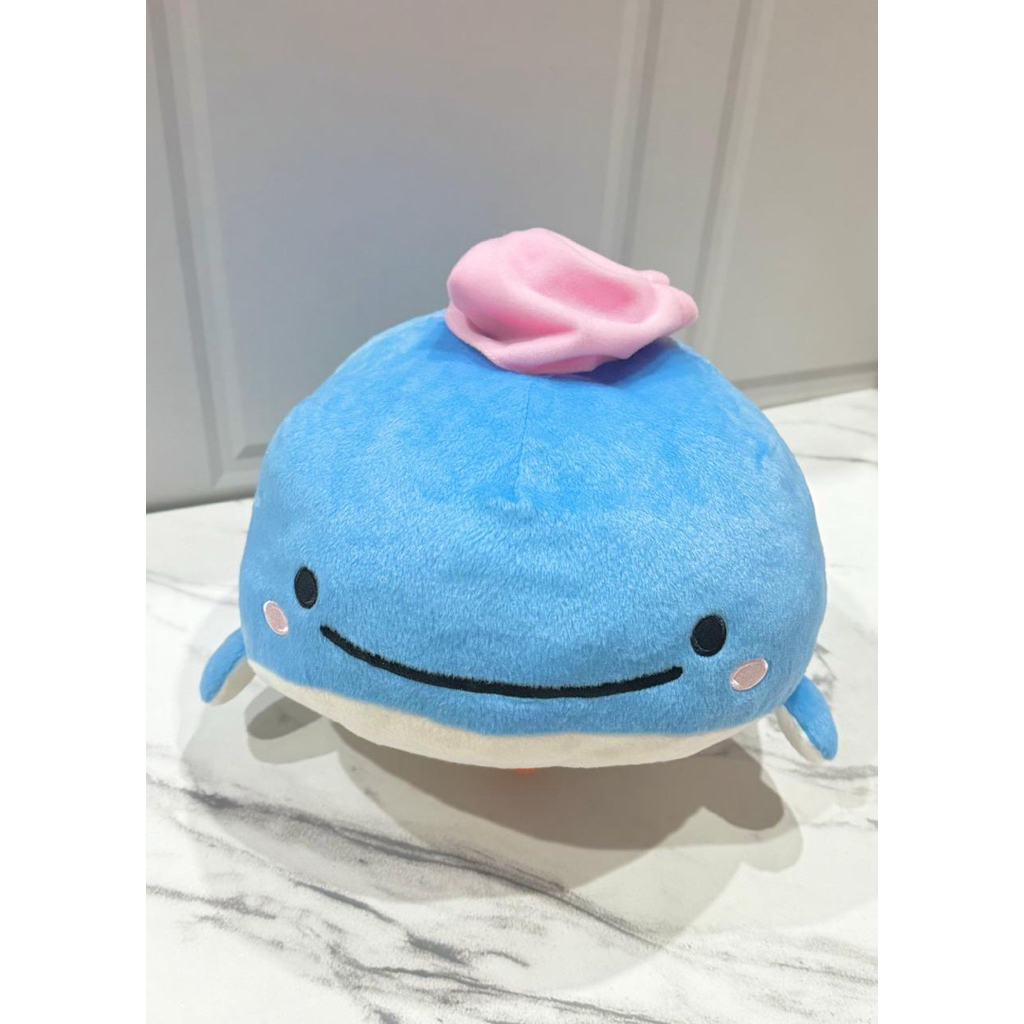 Boneka Plushie Jinbe san Kokujira Whale Topi Bobo San X