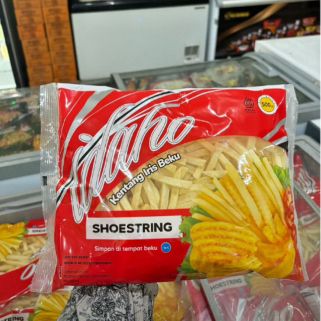 

Kentang goreng IDAHO shoestring 500gr || kentang iris beku || kentang frozen