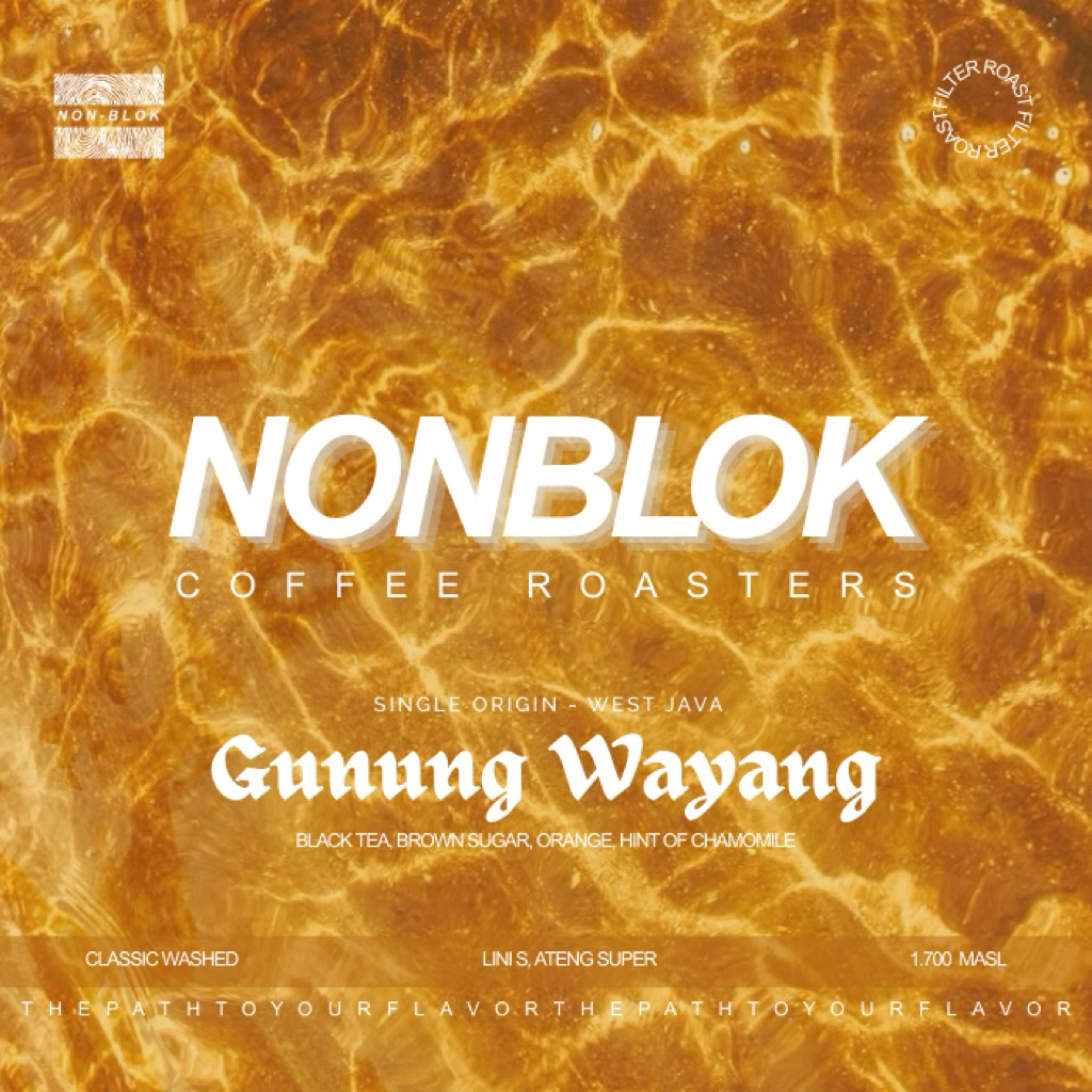 

Nonblok Coffee Roasters - West Java | Classic Washed - Biji Kopi 200 gr