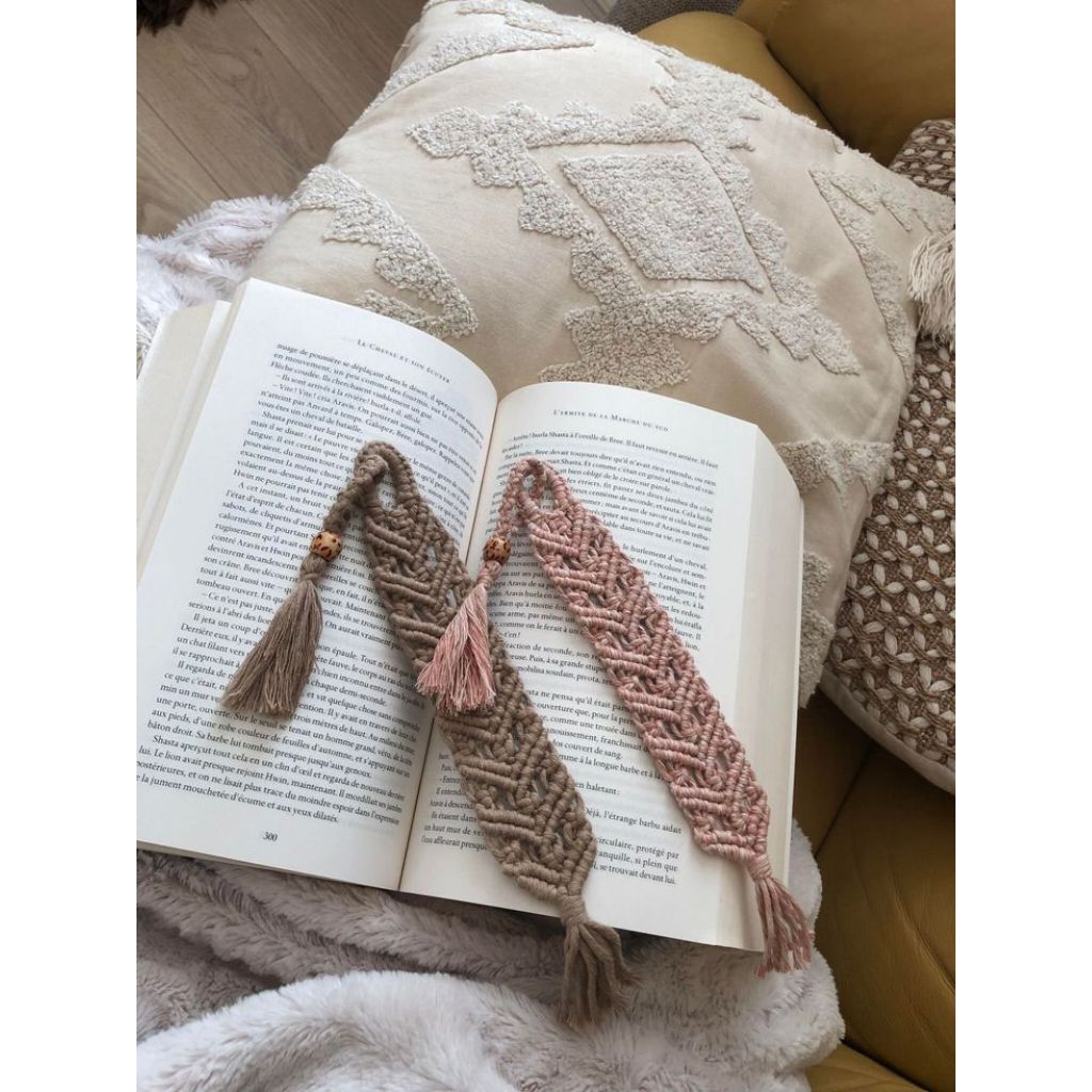 

Pembatas sekat halaman buku binder gaya korea kecil jumbo estetik makrame