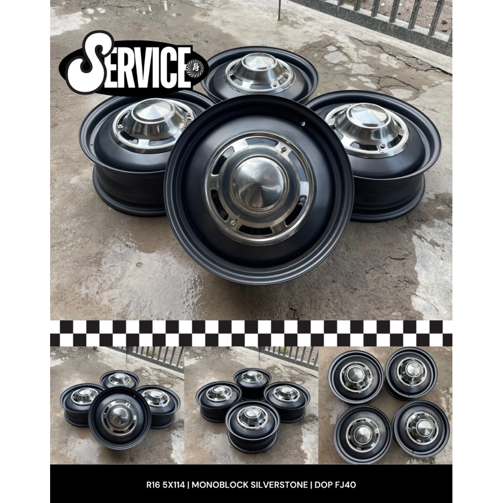 VELG KALENG MONOBLOCK R16 Tanpa Dop