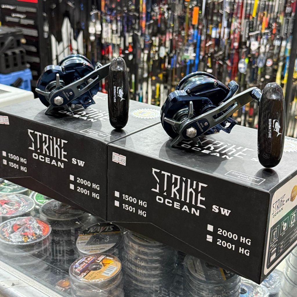 Reel Pancing G-Tech STRIKE JIGGER dan STRIKE OCEAN
