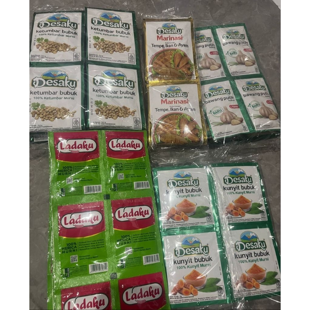 

Bumbu desaku dan Ladaku 1renteng isi 12pcs