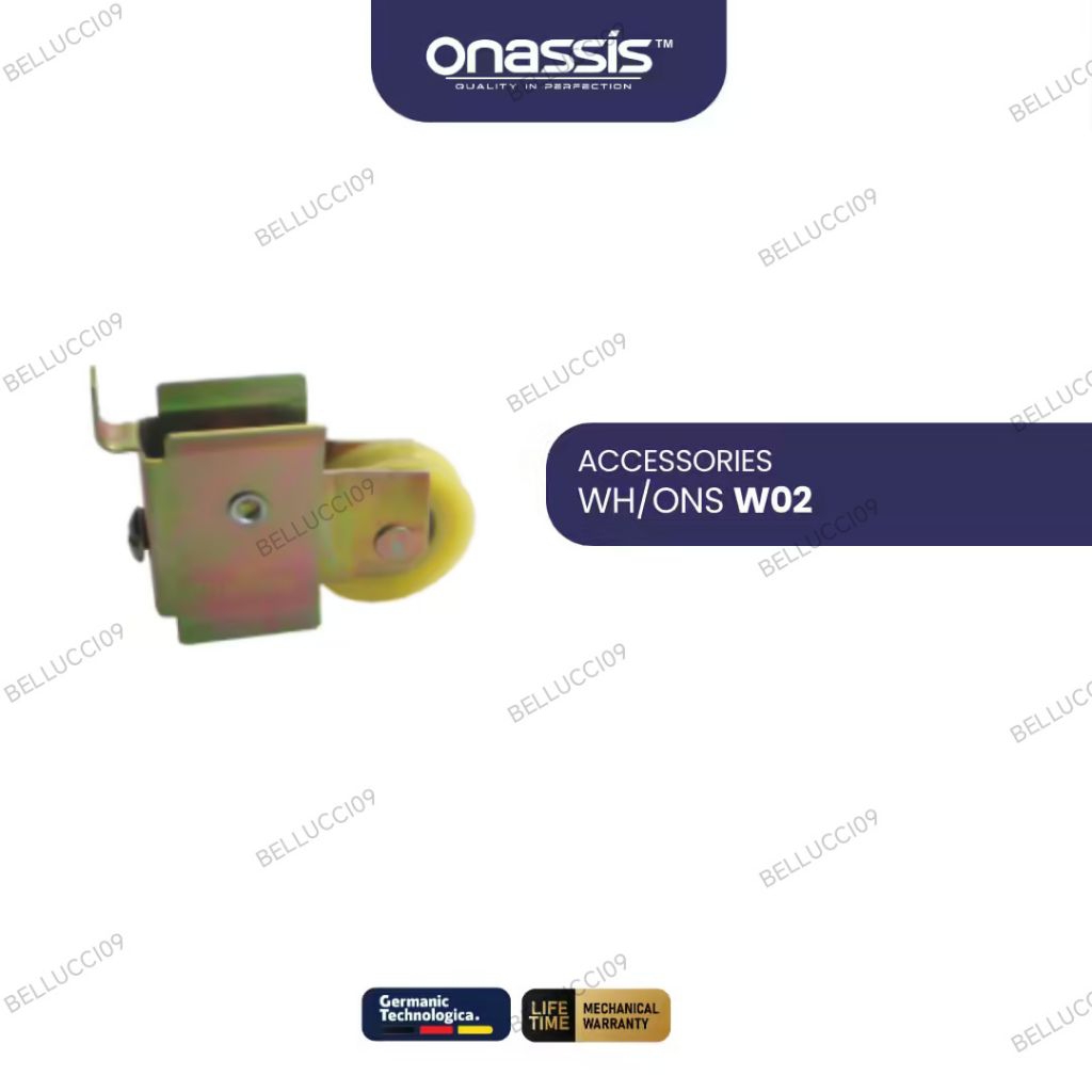 Roda Sliding Jendela Almunium Besar  W02/ Roda Onassis W02 / Roda Jendela Geser / Roda Jendela Almun