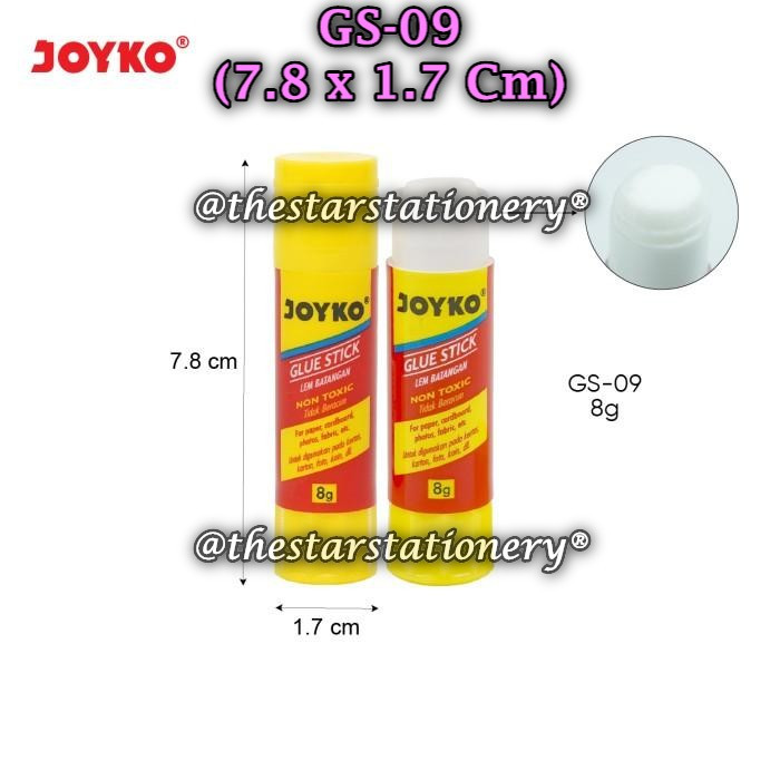 

(1 Biji) GABUNGAN Glue Stick JOYKO 8 Gram GS-09 GS-100 GS-103 GS-104 GS-105 GS-112 (1 Biji)