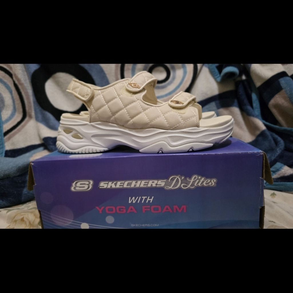 Skechers D'Lites 4.0 Women's Sandal - Natural (ukuran 40)