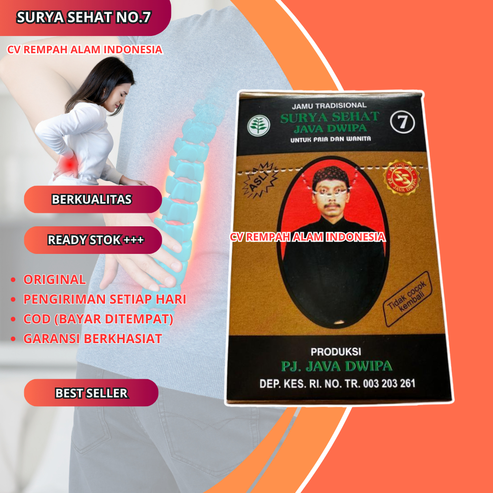 

Surya Sehat Java Dwipa No.7 Herbal Tradisional Asli