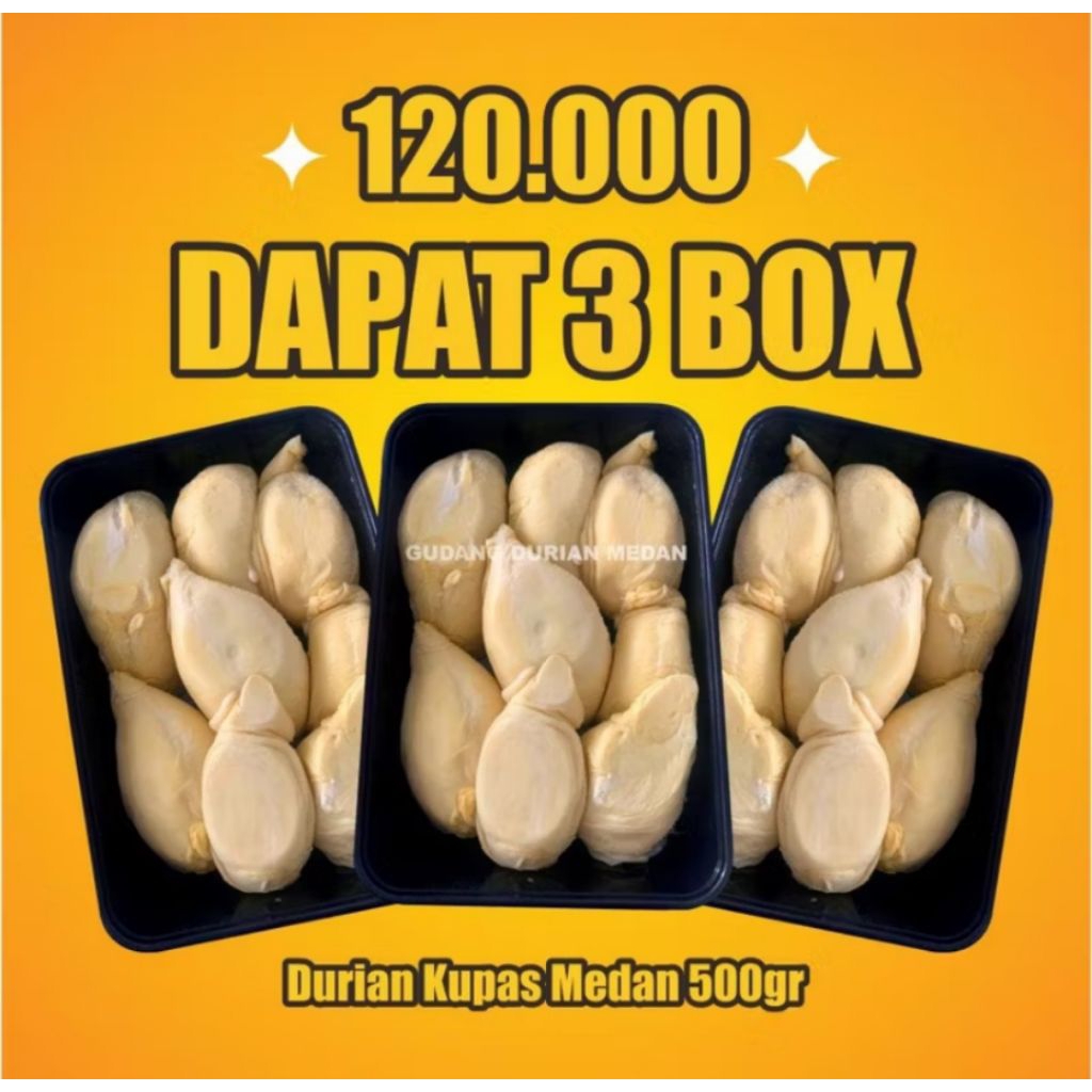 

durian asli Medan super 500 gr