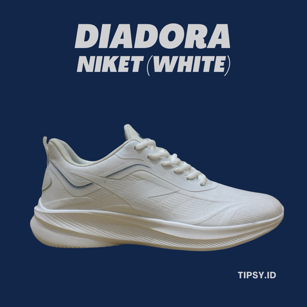 Sepatu Running Putih Nyaman Diadora Niket (White)
