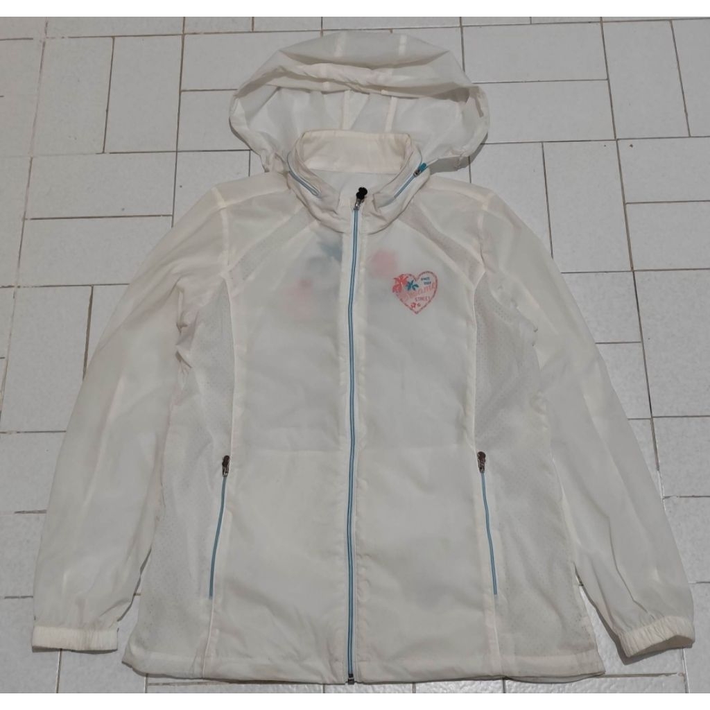 Jaket Sport Running Sesame Street Putih