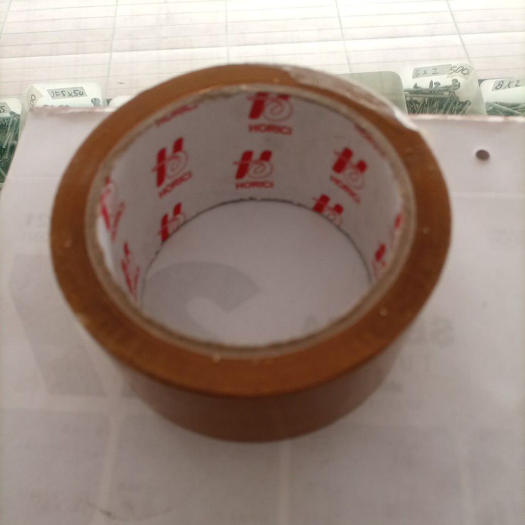 

lakban / isolasi besar coklat horici