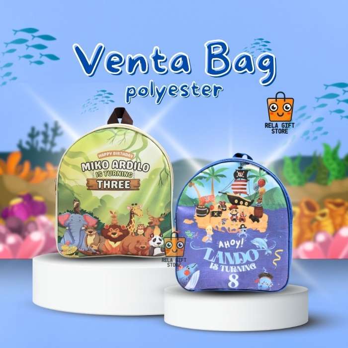 Venta Bag/ goodie bag/ ransel/ tas ulang tahun anak