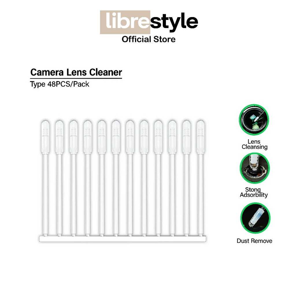 2UUL CL21 Gel Pembersih Kamera Lens Cleaner Synthetic Resin Gel Stick Type 48PCS/Pack