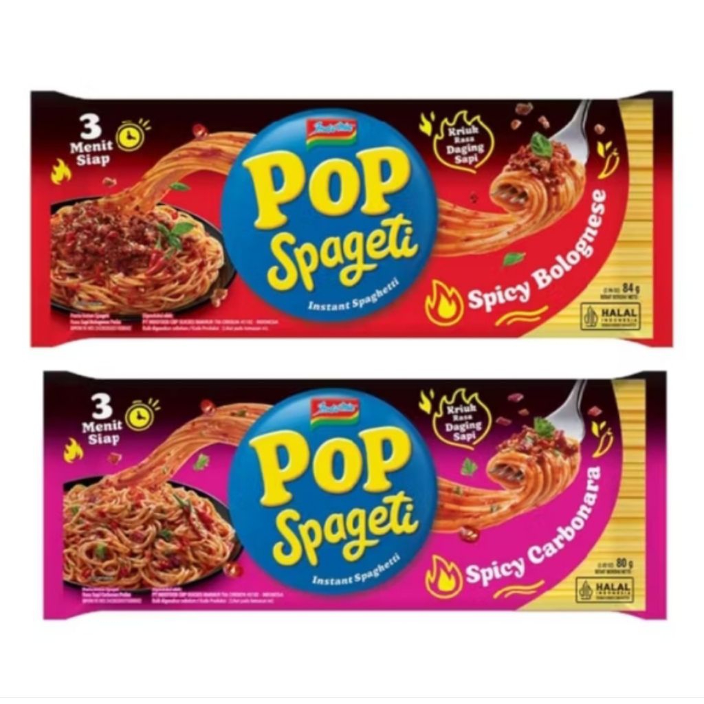 

Spagheti POP indomie goreng