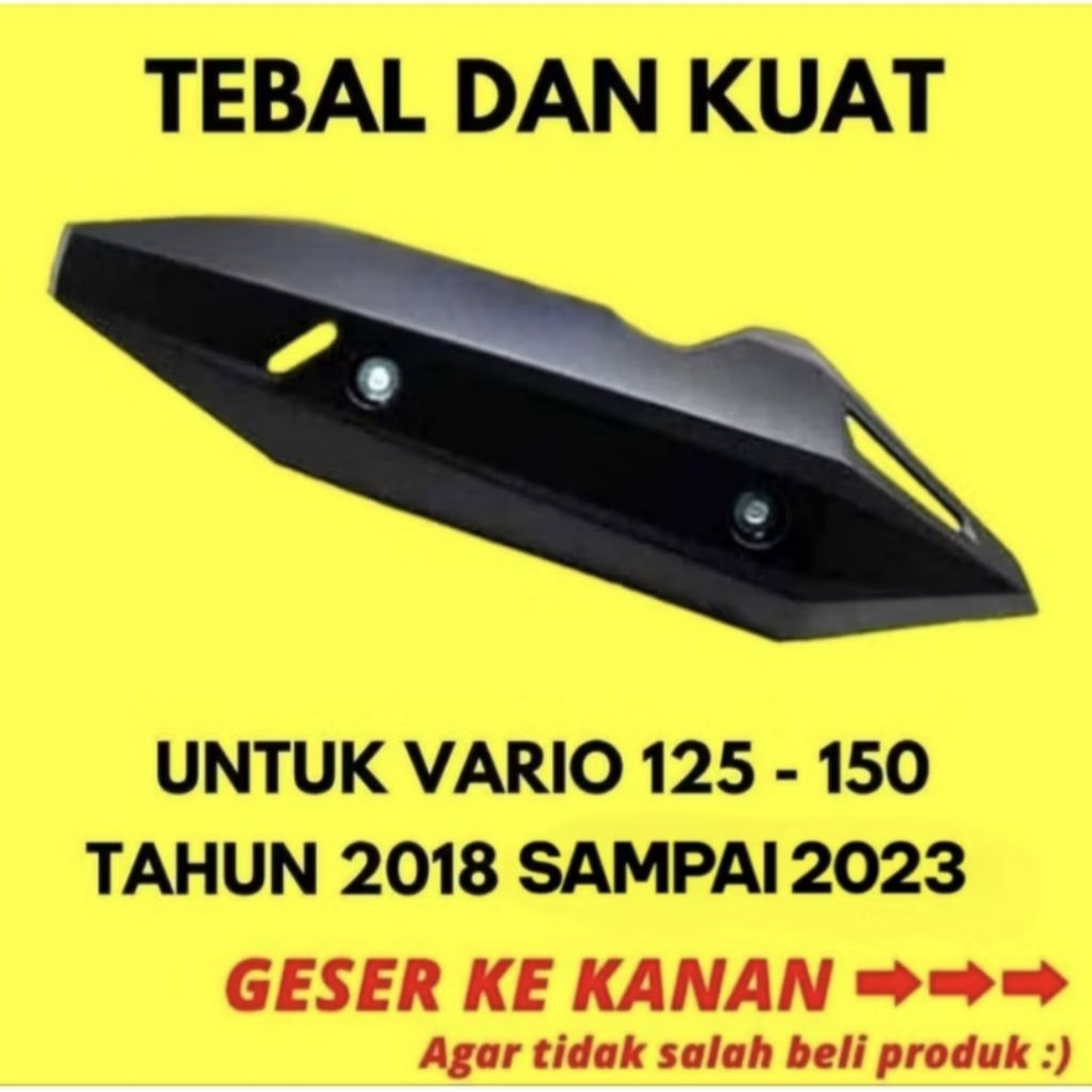 Tutup Knalpot Vario 125 - Vario 150 Tameng Knalpot Vario 2015 - 2017