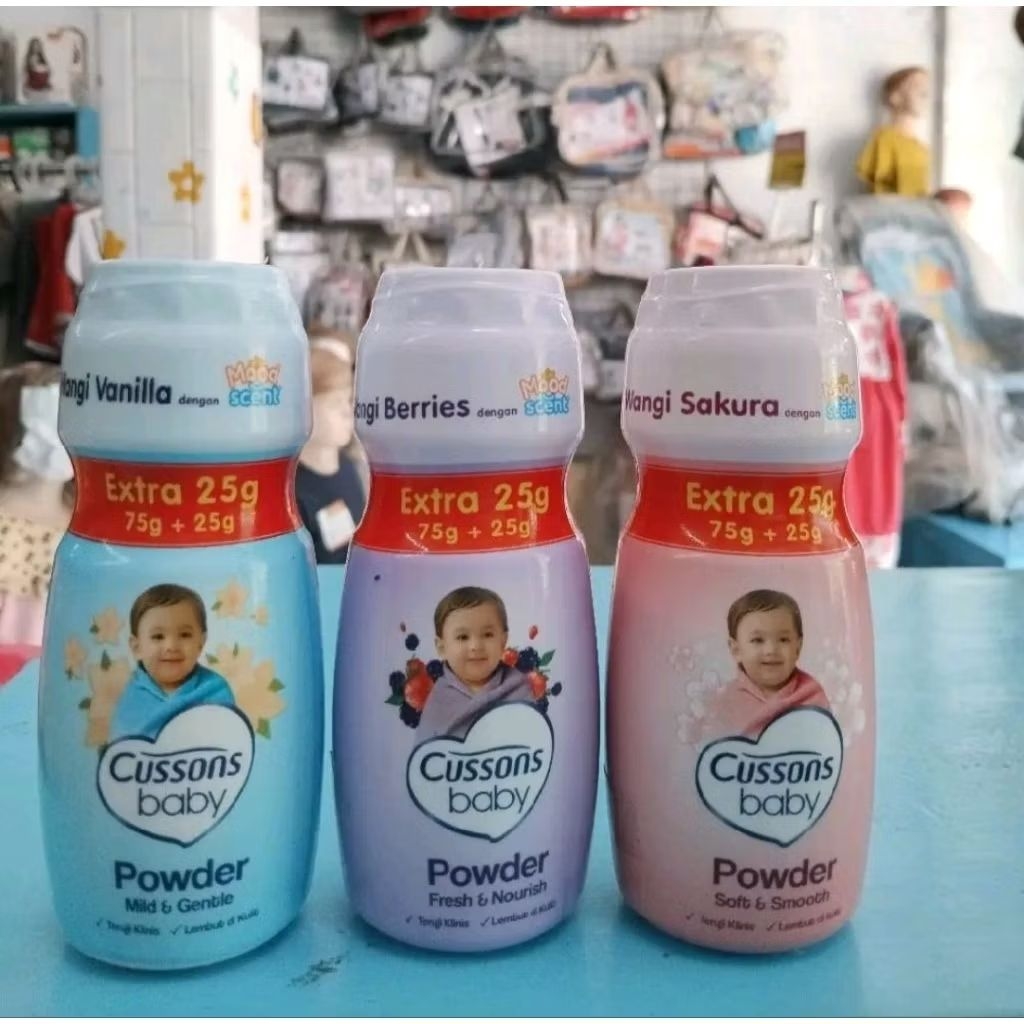 Cussons Baby Powder 75g+25g