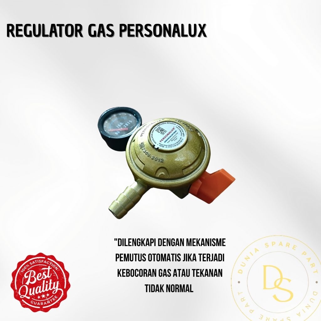 REGULATOR KOMPOR GAS PERSONALUX OTOMATIS / REGULATOR MATSUNAGA TEKANAN RENDAH / ANTI BOCOR