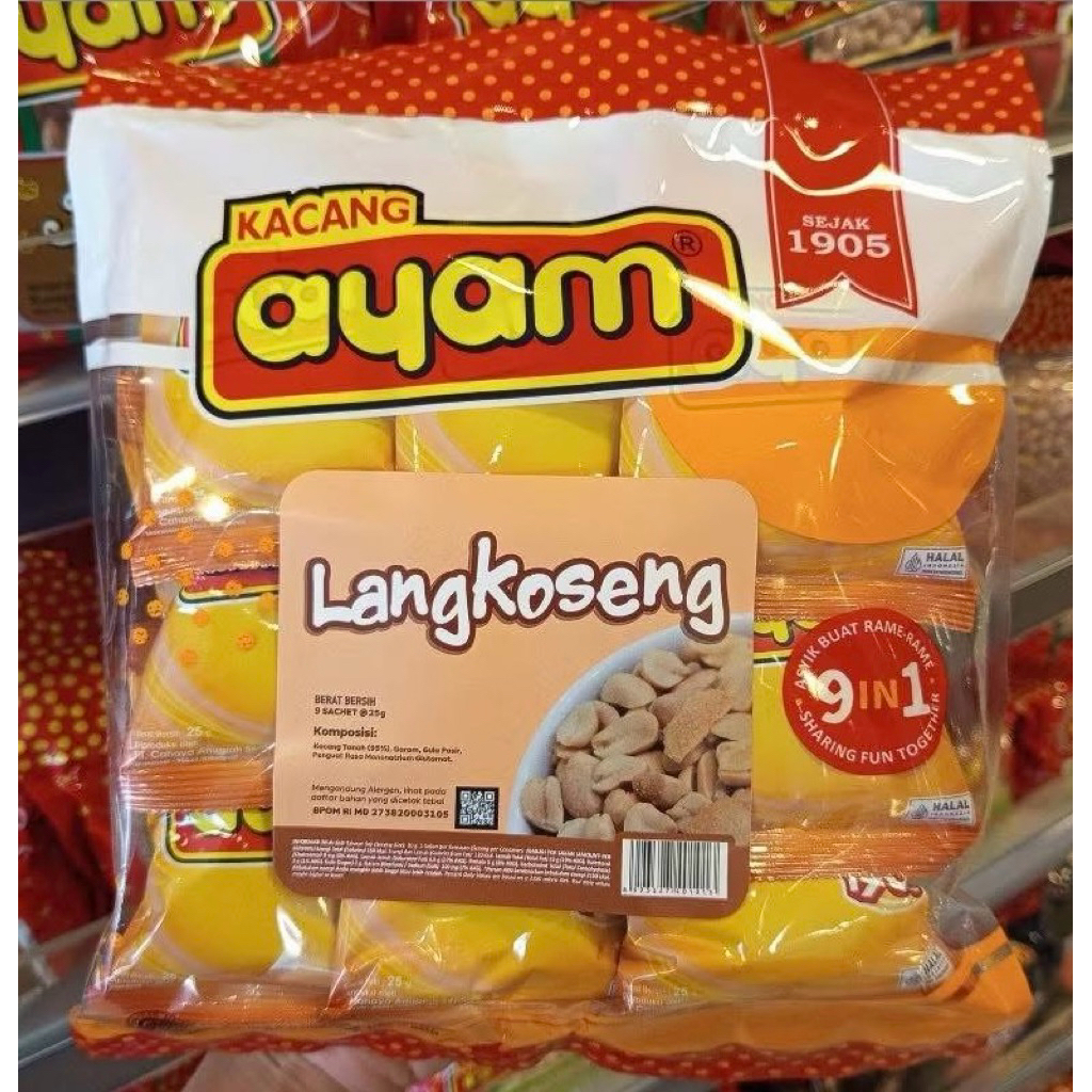 

kacang ayam kacang langkoseng 9in1