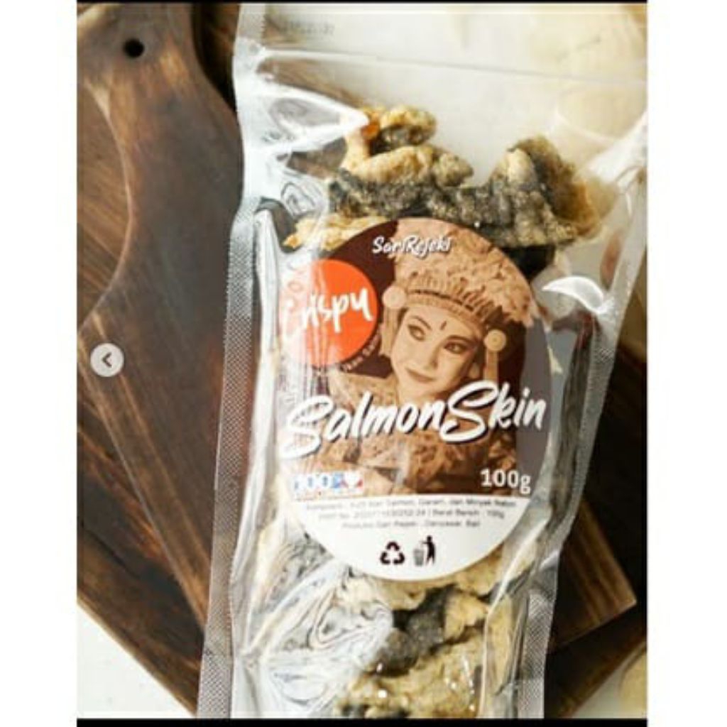 

Krupuk Salmon Skin SARI REJEKI 100gr