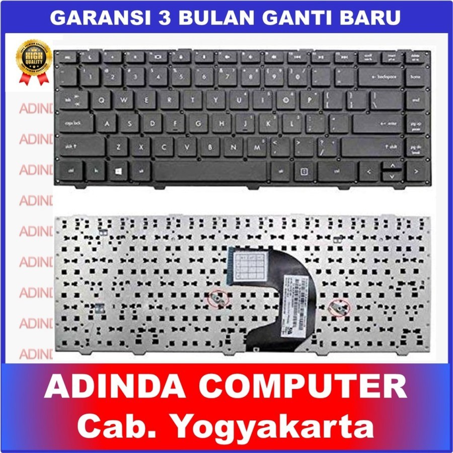 Keyboard HP Probook 4440 4440s 4441 4441s 4445 4445s 4446 4446s Non Frame