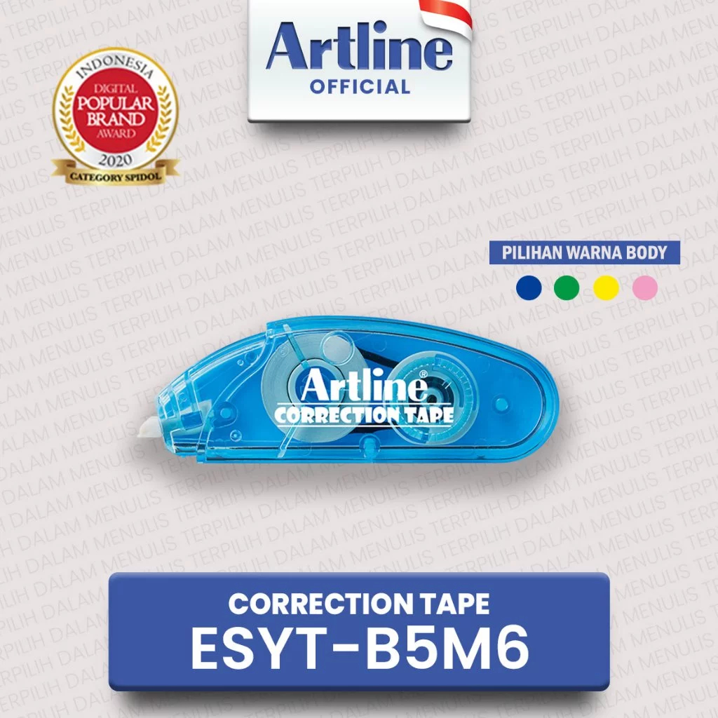 

(LIVE) ARTLINE Penghapus Correction Tape Eraser ESYT-B5M6