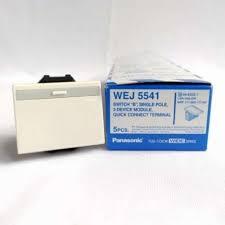SAKLAR BARU PANASONIC WEJ5541 WEJ 5541 / Saklar Engkel Lebar 1 Arah panasonic