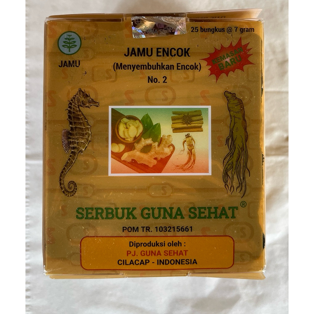 

Jamu GS No 2 untuk encok dan asam urat