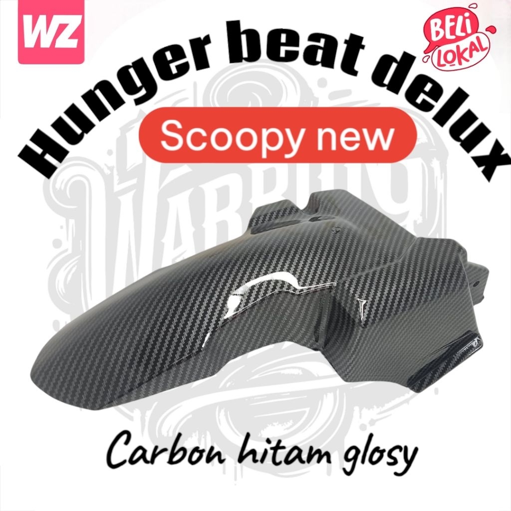 carbon hanger spakbor kolong beat deluxe
