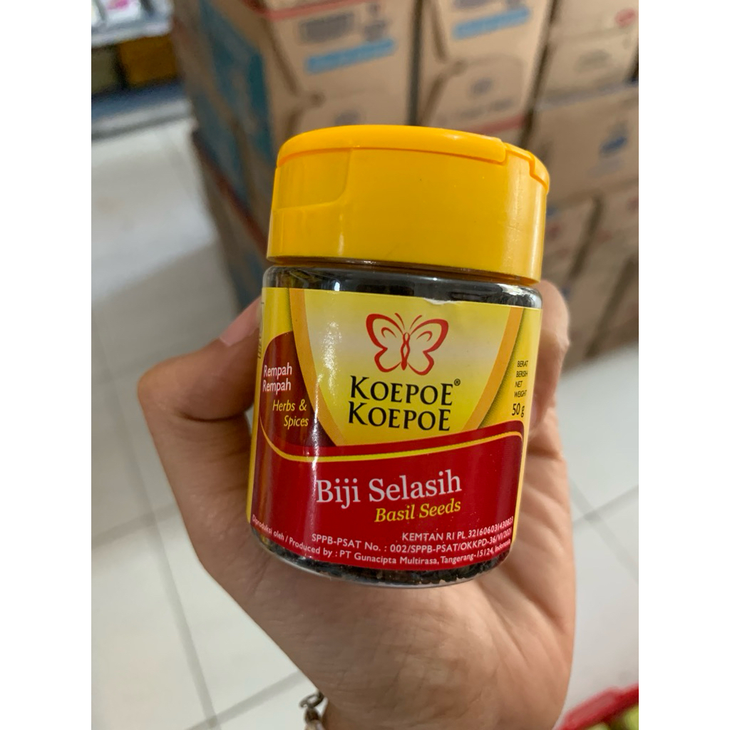 

Kupu biji selasih 50gr