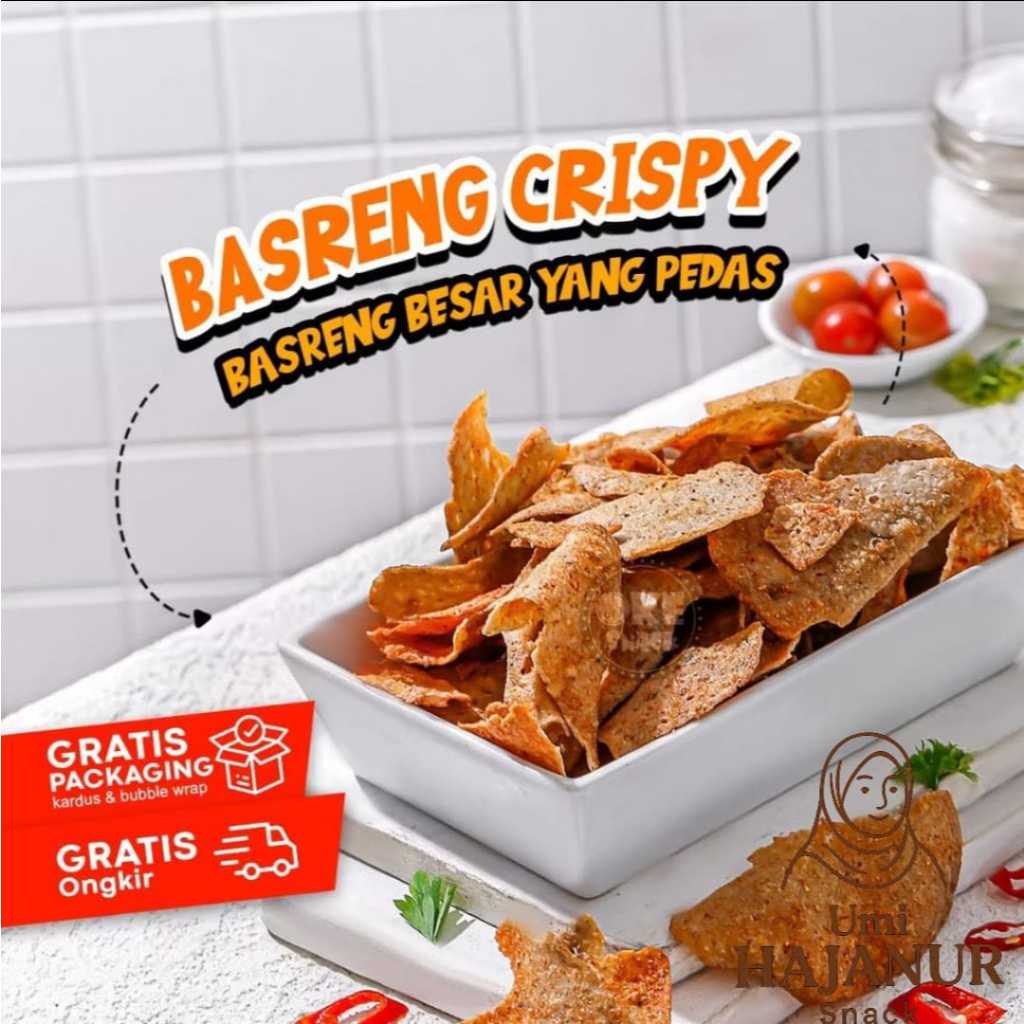 

(GRATIS ONGKIR) CEMILAN 1KG KERIPIK BASRENG IKAN TUNA