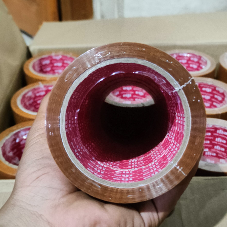 

Lakban Solasi Selotip Coklat & Bening