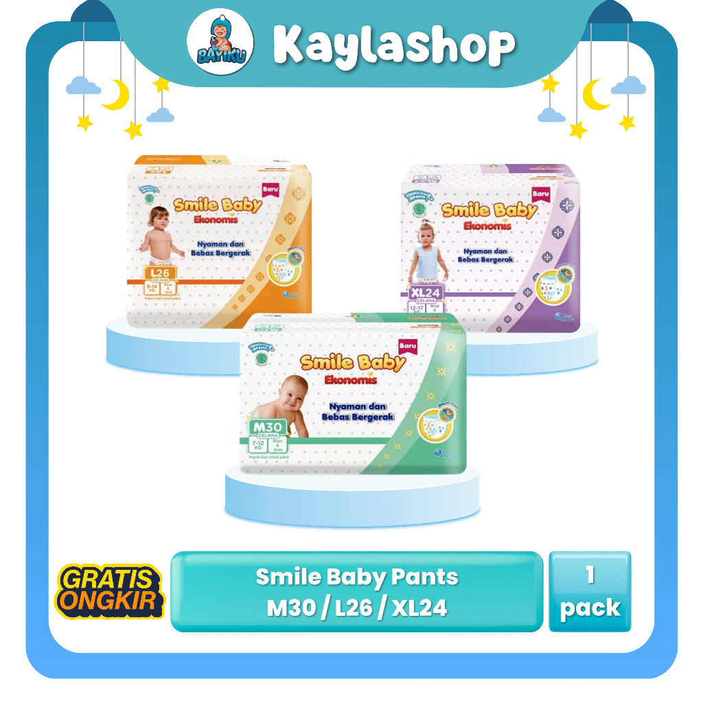 DIAPERS SMILE BABY EKONOMIS