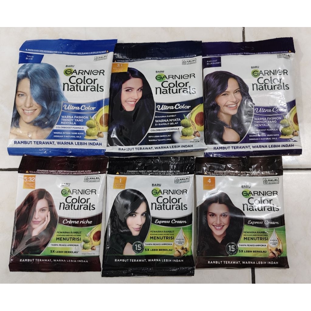 SEMIR GARNIER MEN WOMAN NUTRI COLOR RICH CREME ALL VARIAN SACHET SEMIR UBAN SEMIR RAMBUT